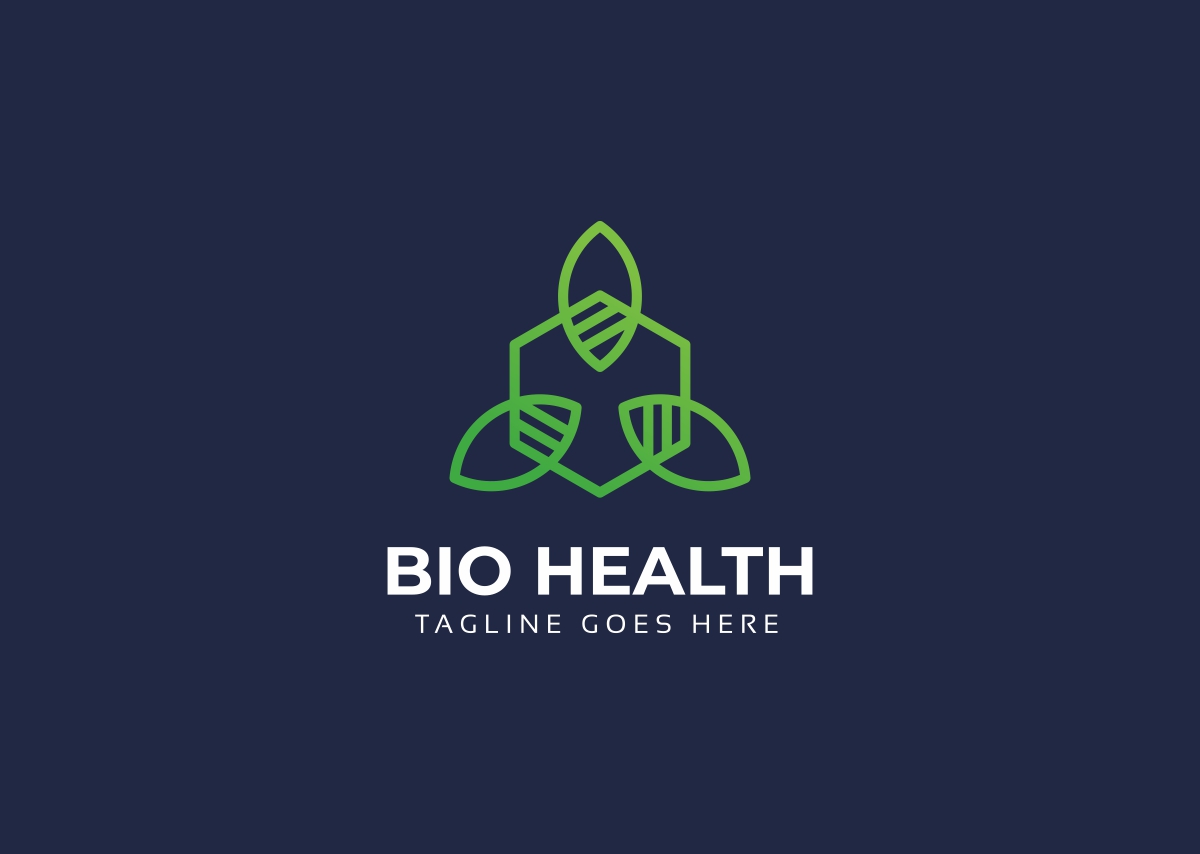 Download Шаблон логотипа "Bio Health DNA Logo Template" / Bio Health DNA Logo Template - Шаблон логотипа на тему графика analysis dna bio genetic medical branding dna logo repair strand energy evolution gene genome green growth health helix human lab