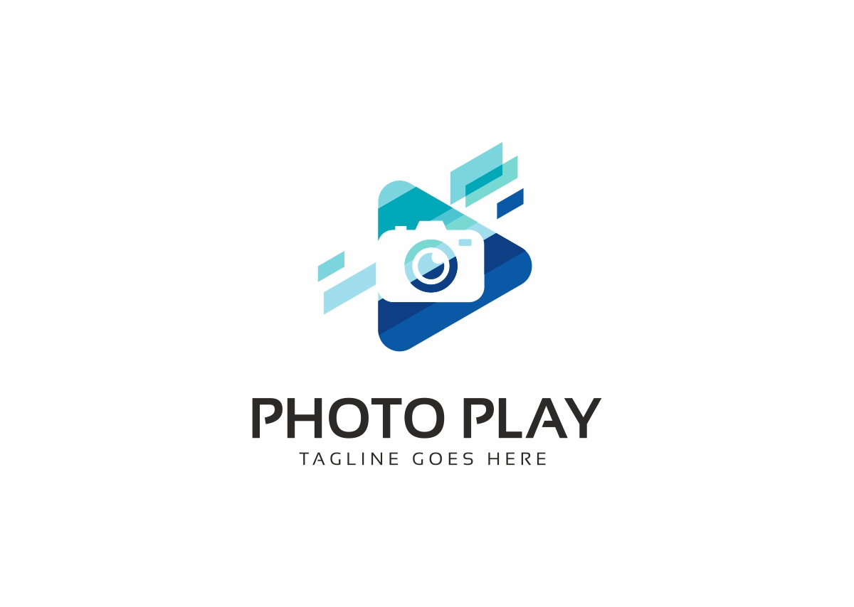 Download Шаблон логотипа "Photo Play Logo Template" / Photo Play Logo Template - Шаблон логотипа на тему графика agency book brand branding camera code coding corporate creative hardware identity letter logo logotype minimal minimalist o photo photographer photography