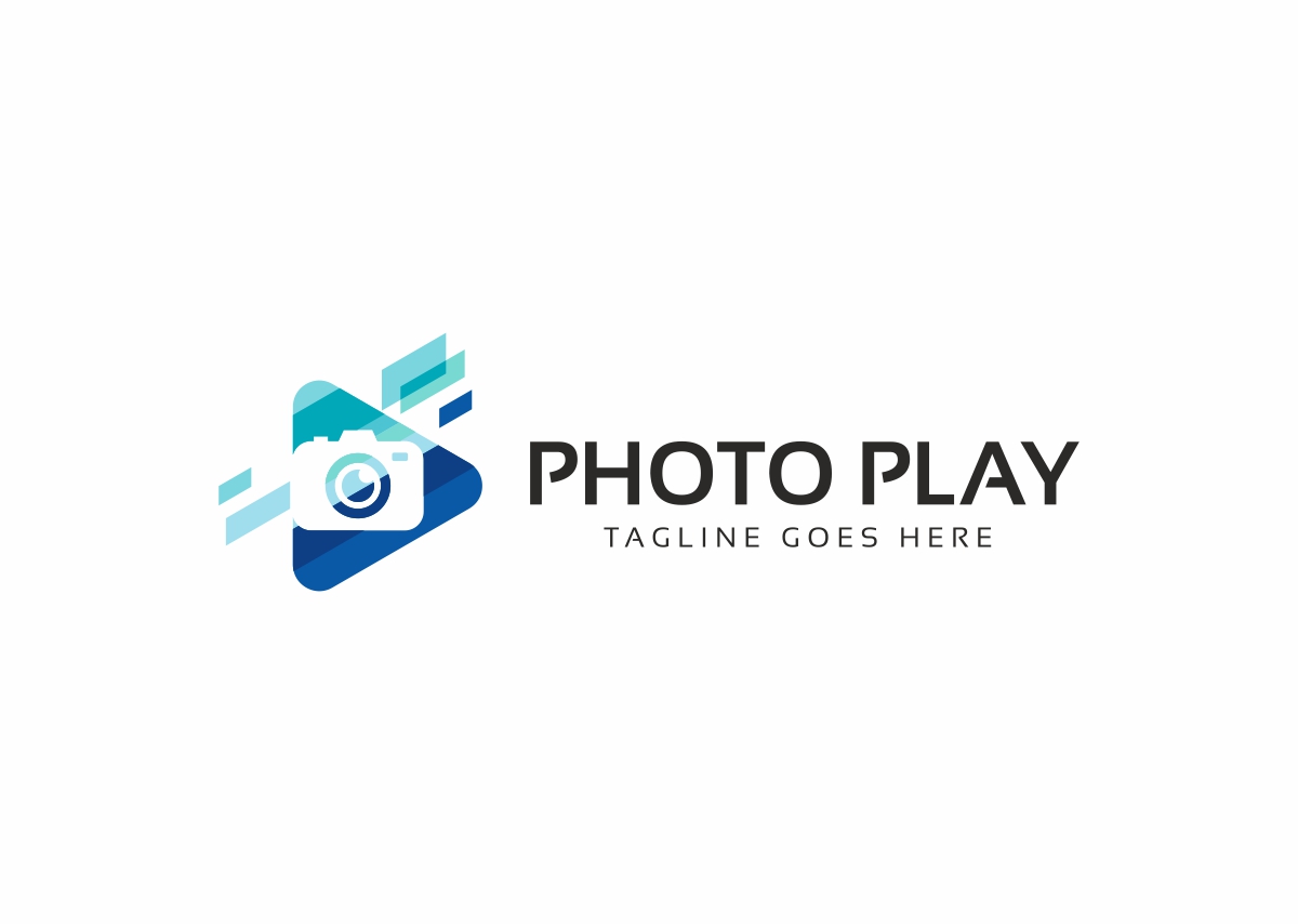 Download Шаблон логотипа "Photo Play Logo Template" / Photo Play Logo Template - Шаблон логотипа на тему графика agency book brand branding camera code coding corporate creative hardware identity letter logo logotype minimal minimalist o photo photographer photography
