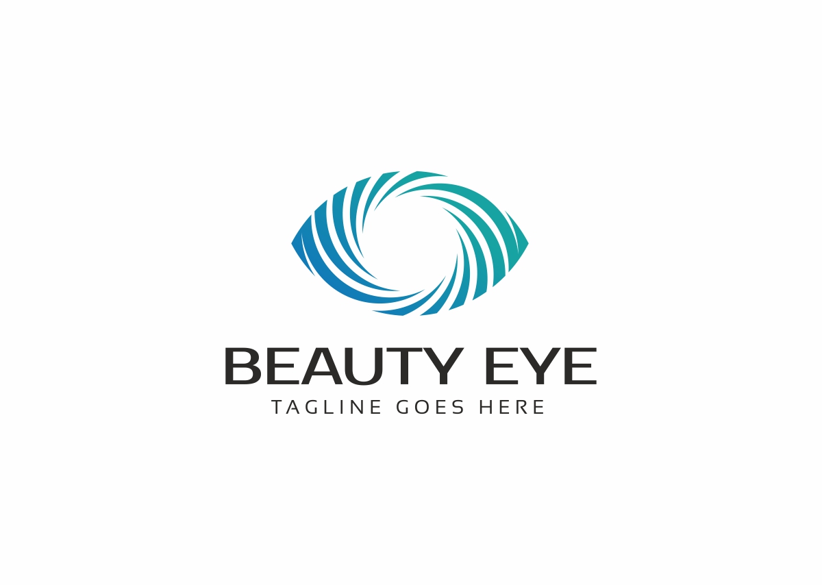 Download Шаблон логотипа "Beauty Eye Logo Template" / Beauty Eye Logo Template - Шаблон логотипа на тему графика beauty salon business cosmetics company creative ecommerce essential eyes logo fashion female feminine girl products glamor make-up artist portrait spa