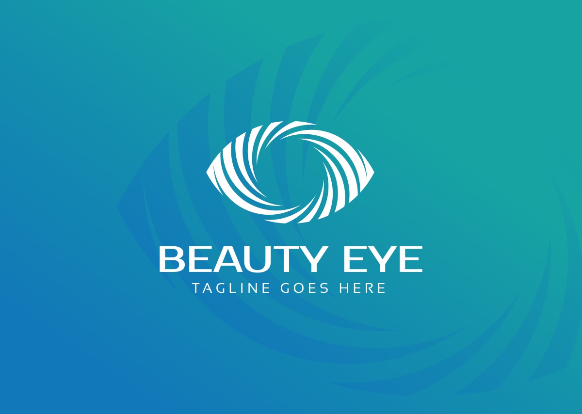 Download Шаблон логотипа "Beauty Eye Logo Template" / Beauty Eye Logo Template - Шаблон логотипа на тему графика beauty salon business cosmetics company creative ecommerce essential eyes logo fashion female feminine girl products glamor make-up artist portrait spa