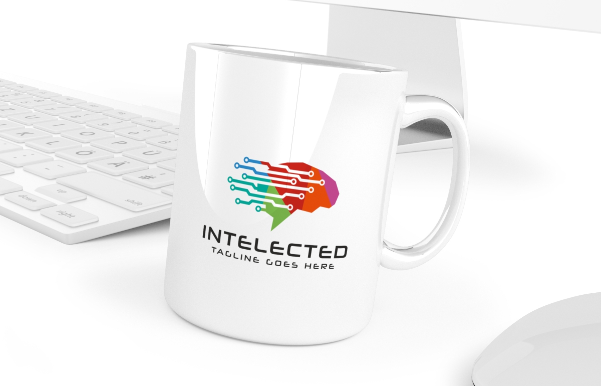 Download Шаблон логотипа "Intelected Brain Digital Logo Template" / Intelected Brain Digital Logo Template - Шаблон логотипа на тему графика colorful creative tree creativity data developer digital brain identity elegant entertainment firm geek group idea ideal intelligence internet media mobile