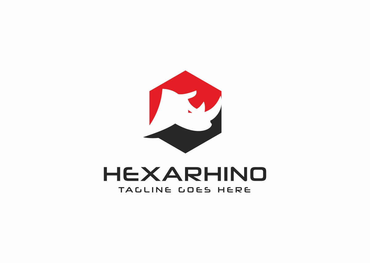 Download Шаблон логотипа "Hexarhino Logo Template" / Hexarhino Logo Template - Шаблон логотипа на тему графика alarm animal attack brand charge dynamics edgy freedom horn identity judgment longevity motion predator professional protection rhino logo rhinoceros business