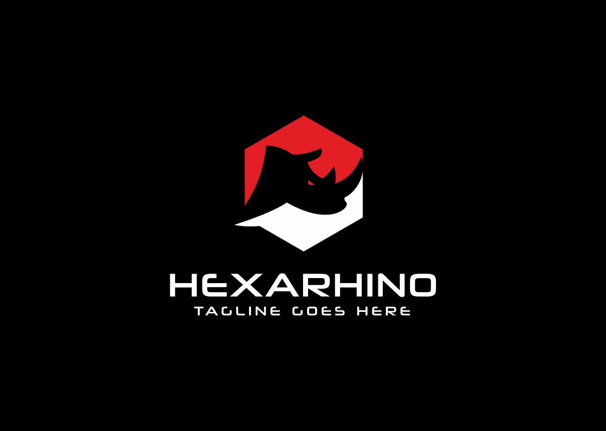 Download Шаблон логотипа "Hexarhino Logo Template" / Hexarhino Logo Template - Шаблон логотипа на тему графика alarm animal attack brand charge dynamics edgy freedom horn identity judgment longevity motion predator professional protection rhino logo rhinoceros business