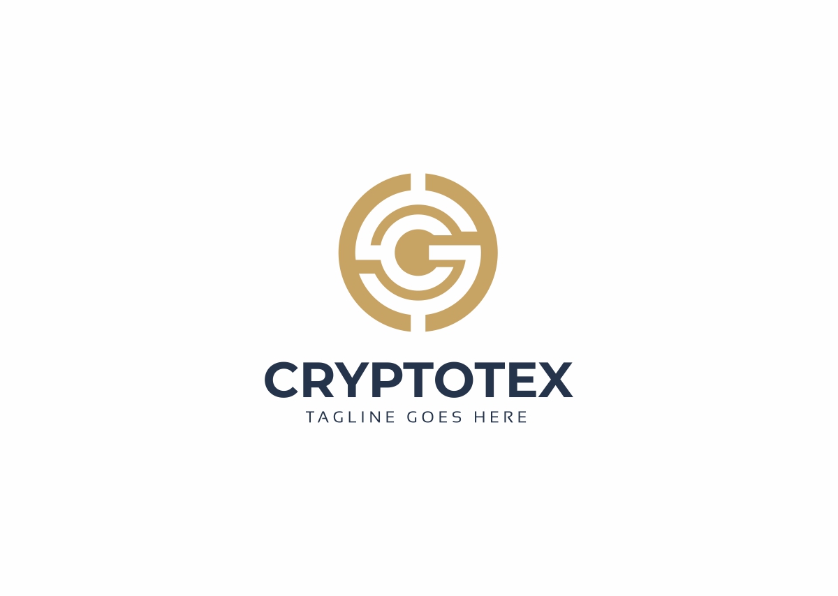 Download Шаблон логотипа "Cryptotex - Crypto Technology Bitcoin Logo Template" / Cryptotex - Crypto Technology Bitcoin Logo Template - Шаблон логотипа на тему графика bank bitcoin brand buy buyer buying cent change coin crypto currency digital dollar exchange fund identity internet money online penny