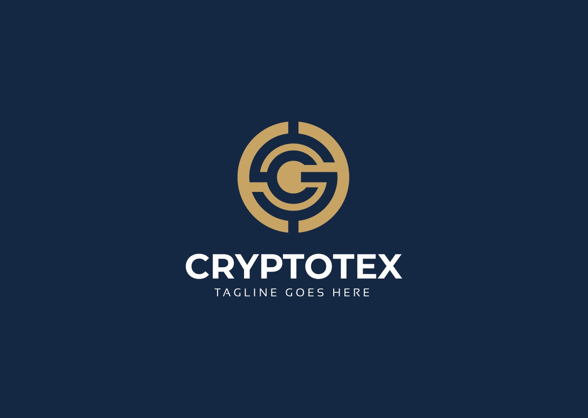 Download Шаблон логотипа "Cryptotex - Crypto Technology Bitcoin Logo Template" / Cryptotex - Crypto Technology Bitcoin Logo Template - Шаблон логотипа на тему графика bank bitcoin brand buy buyer buying cent change coin crypto currency digital dollar exchange fund identity internet money online penny