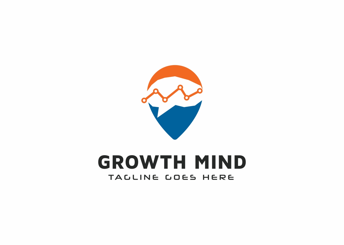 Download Шаблон логотипа "Growth Mind Logo Template" / Growth Mind Logo Template - Шаблон логотипа на тему графика abstract agency bold brain logo brand branding concept creation creative creativity data digital firm green idea identity intelligence intelligent it