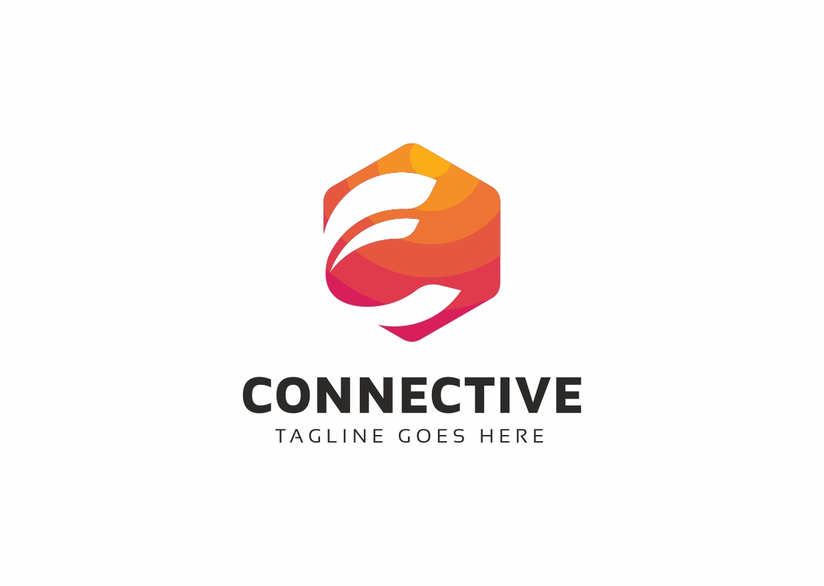 Download Шаблон логотипа "Connective - C Letter Logo Template" / Connective - C Letter Logo Template - Шаблон логотипа на тему графика brand c letter logo center central circle circular cluster colorful concentration core corporate creation creative creativity creator digital global identity