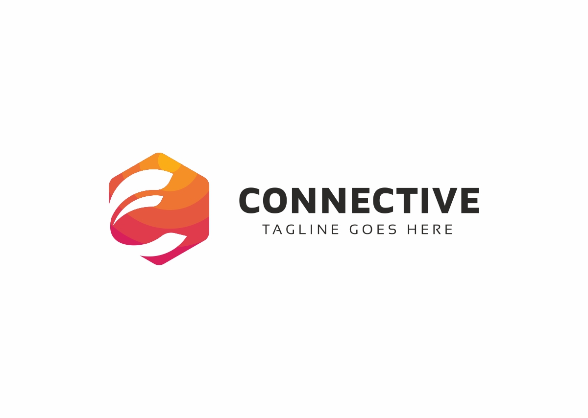 Download Шаблон логотипа "Connective - C Letter Logo Template" / Connective - C Letter Logo Template - Шаблон логотипа на тему графика brand c letter logo center central circle circular cluster colorful concentration core corporate creation creative creativity creator digital global identity