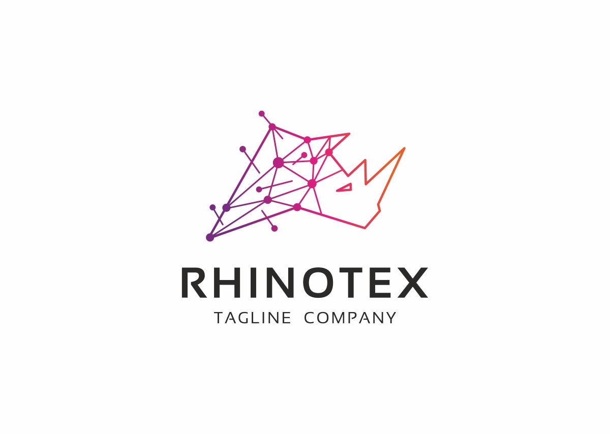 Download Шаблон логотипа "Rhino Logo Template" / Rhino Logo Template - Шаблон логотипа на тему графика animal blue horn hunting letter r orange power red rhino safari savannah strength trophy wild bricks building cement civil engineering