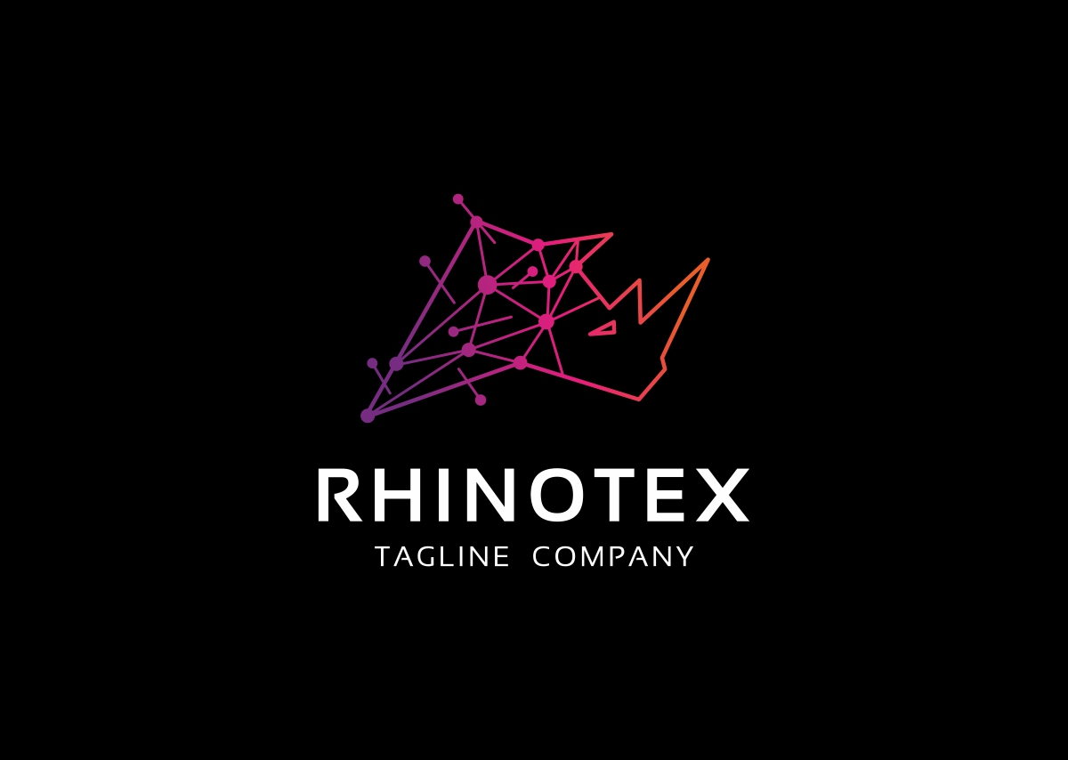 Download Шаблон логотипа "Rhino Logo Template" / Rhino Logo Template - Шаблон логотипа на тему графика animal blue horn hunting letter r orange power red rhino safari savannah strength trophy wild bricks building cement civil engineering