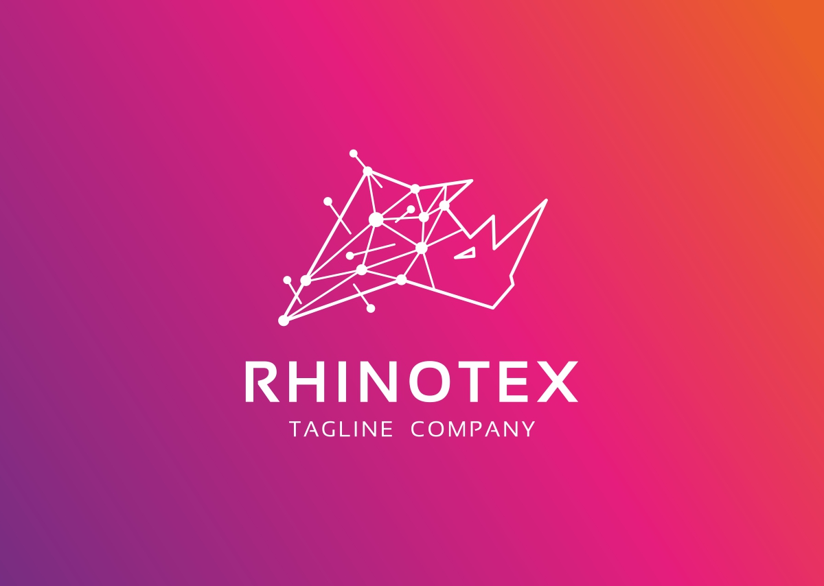 Download Шаблон логотипа "Rhino Logo Template" / Rhino Logo Template - Шаблон логотипа на тему графика animal blue horn hunting letter r orange power red rhino safari savannah strength trophy wild bricks building cement civil engineering