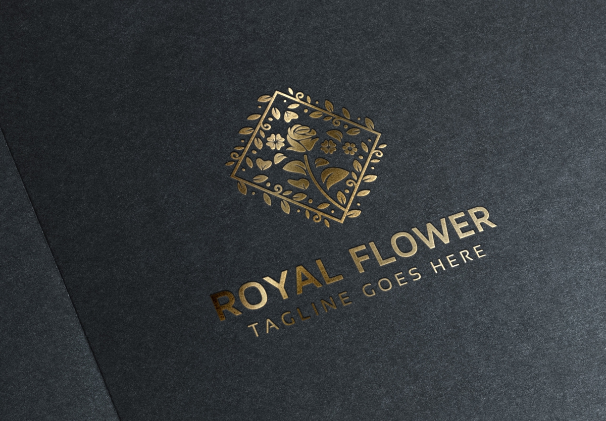 Download Шаблон логотипа "Royal Flower Logo Template" / Royal Flower Logo Template - Шаблон логотипа на тему графика beautiful crest business classy hotel company creative decorative deluxe resort flower glorious golden ornament heraldic high quality wine luxury jewelry