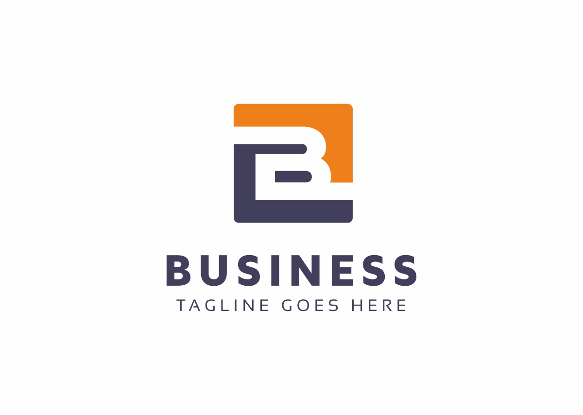 Download Шаблон логотипа "Business B Letter Logo Template" / Business B Letter Logo Template - Шаблон логотипа на тему графика agency b logo best brain brand branding business finance font graphic job letter letter b letters marketing modern multimedia office