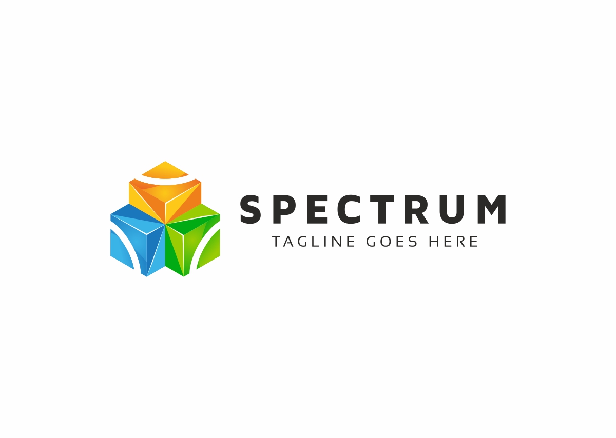 Download Шаблон логотипа "Spectrum Polygon Box Logo Template" / Spectrum Polygon Box Logo Template - Шаблон логотипа на тему графика abstract box business colorful communication core corporate creative creativity cube cubic cubical data digital hexagon hexagonal identity marketing media motion