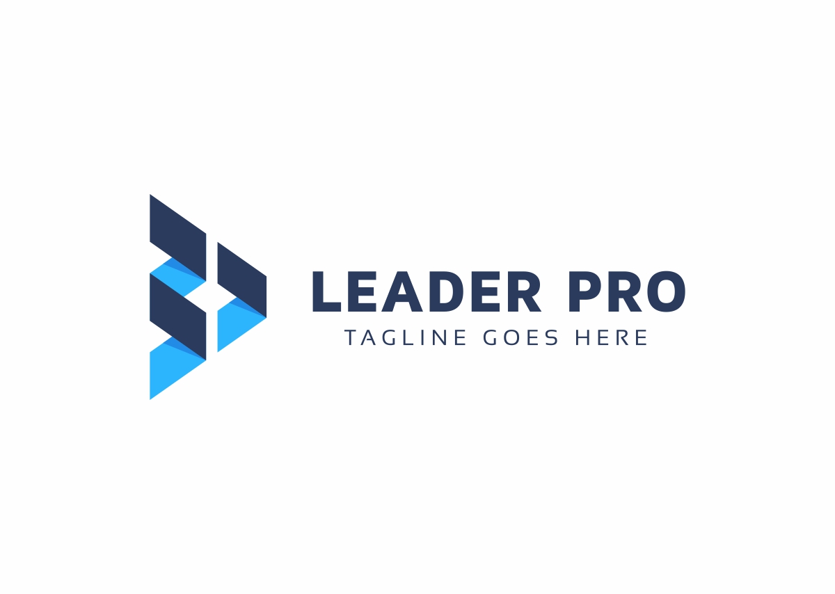 Download Шаблон логотипа "Leader Pro Arrows Logo Template" / Leader Pro Arrows Logo Template - Шаблон логотипа на тему графика abstract arrow business color colorful consultancy data design development game gaming global hash media professional software solution studio technologies technology