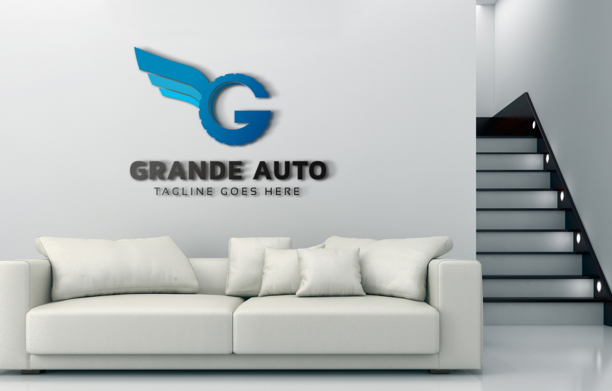 Download Шаблон логотипа "Grande Auto Gear G Letter Logo Template" / Grande Auto Gear G Letter Logo Template - Шаблон логотипа на тему графика automotive logo creative car design studio energy brand entertainment gaming hosting agency industry software insurance letter g management marketing media