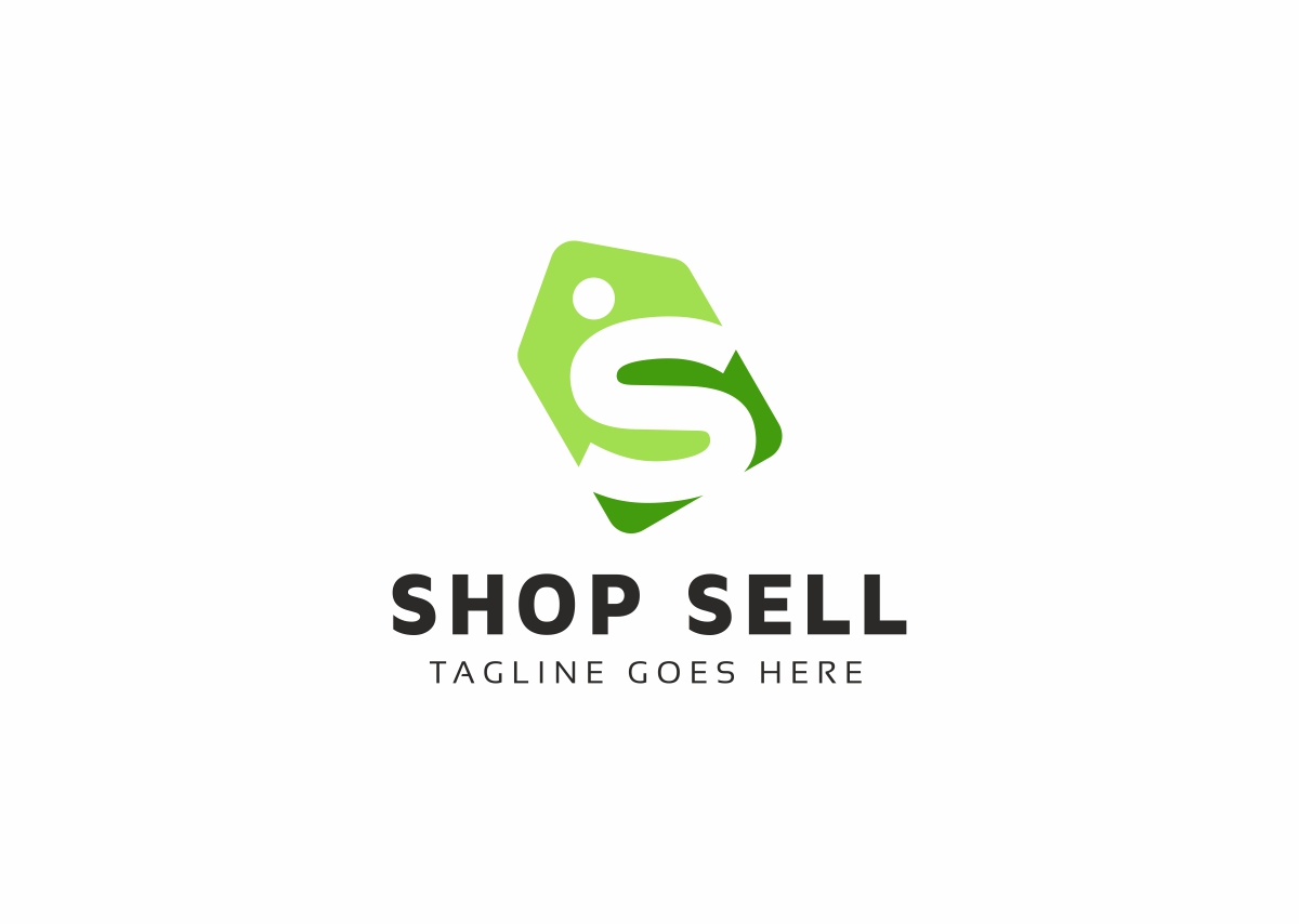 Download Шаблон логотипа "Shop Sell S Letter Logo Template" / Shop Sell S Letter Logo Template - Шаблон логотипа на тему графика abstract amazing sell brand business cart colors company corporate coupon tag creative icon idea identity logo media modern objects professional