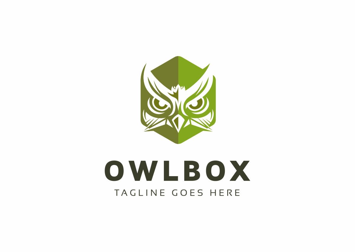 Download Шаблон логотипа "Owl Box Logo Template" / Owl Box Logo Template - Шаблон логотипа на тему графика abstract animal business company cool gray logo media owl pet shop symbol template transparency unique vector web