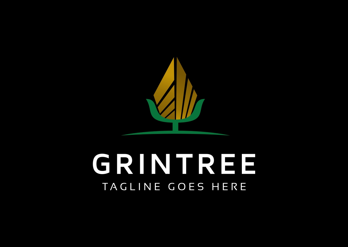 Download Шаблон логотипа "Grintree Logo Template" / Grintree Logo Template - Шаблон логотипа на тему графика agency app brand business company corporate creative design designer ecology forest green insurance logo logotype media natural nature tree trees