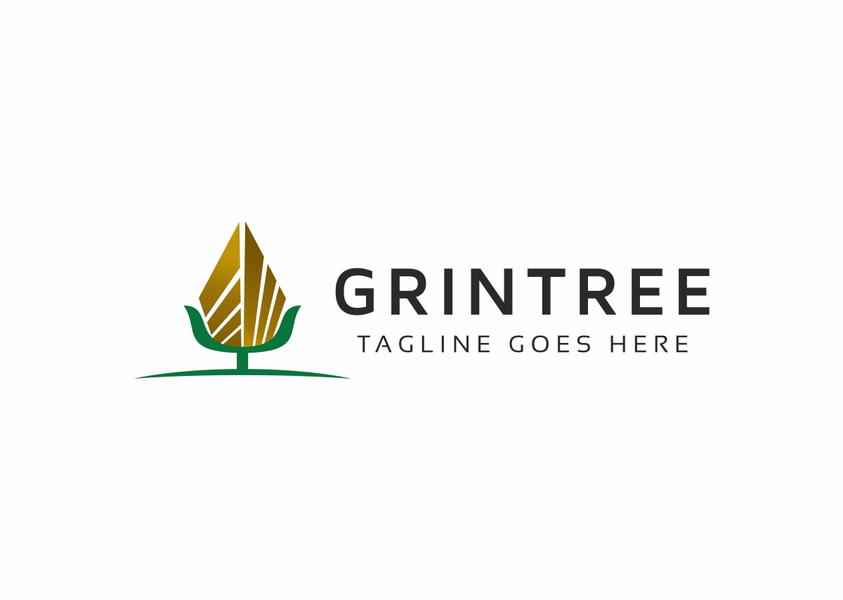 Download Шаблон логотипа "Grintree Logo Template" / Grintree Logo Template - Шаблон логотипа на тему графика agency app brand business company corporate creative design designer ecology forest green insurance logo logotype media natural nature tree trees