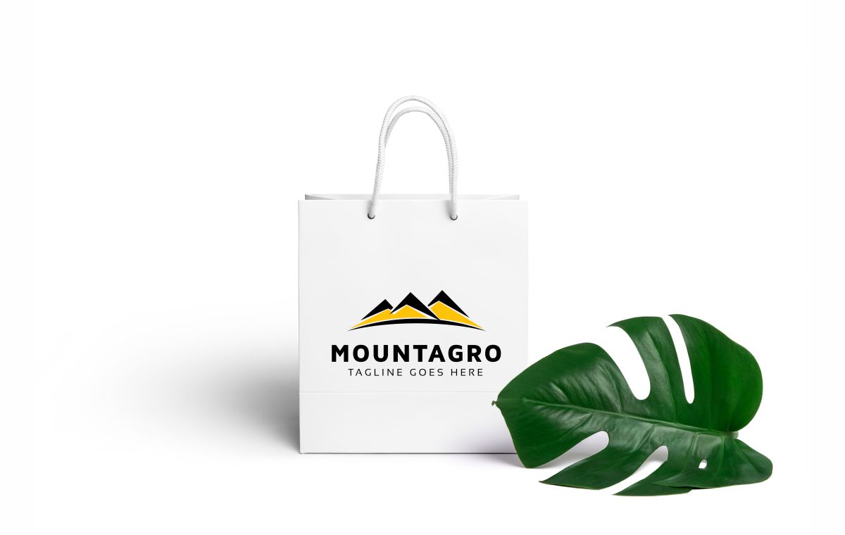 Download Шаблон логотипа "Mountains Logo Template" / Mountains Logo Template - Шаблон логотипа на тему графика 