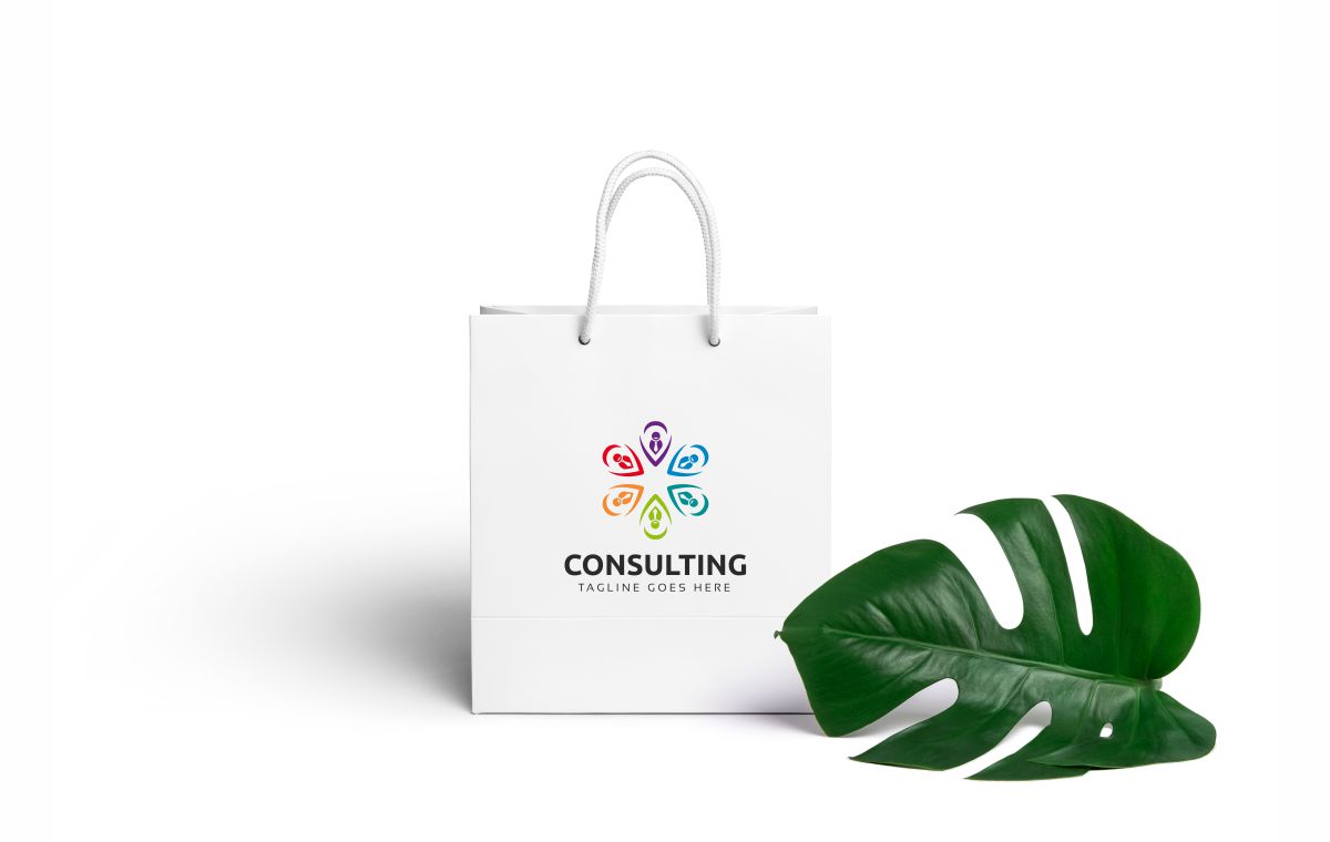 Download Шаблон логотипа "Consulting Logo Template" / Consulting Logo Template - Шаблон логотипа на тему графика agency brand branding business circle colorful colors communication community company datas globe identity interactivity network networking peace people print share