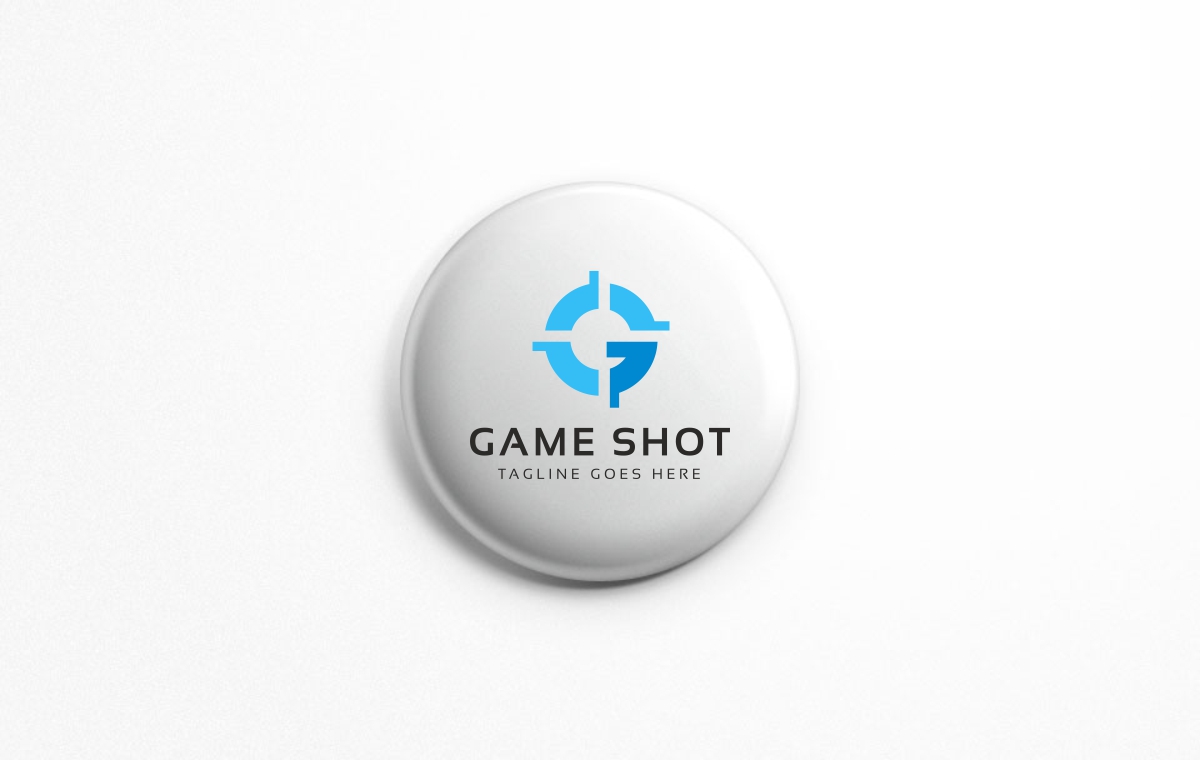 Download Шаблон логотипа "Game Shot Logo Template" / Game Shot Logo Template - Шаблон логотипа на тему графика accuracy app development apps coding arrow audience target branding code studio codes logo corporate creative dart game games growth html