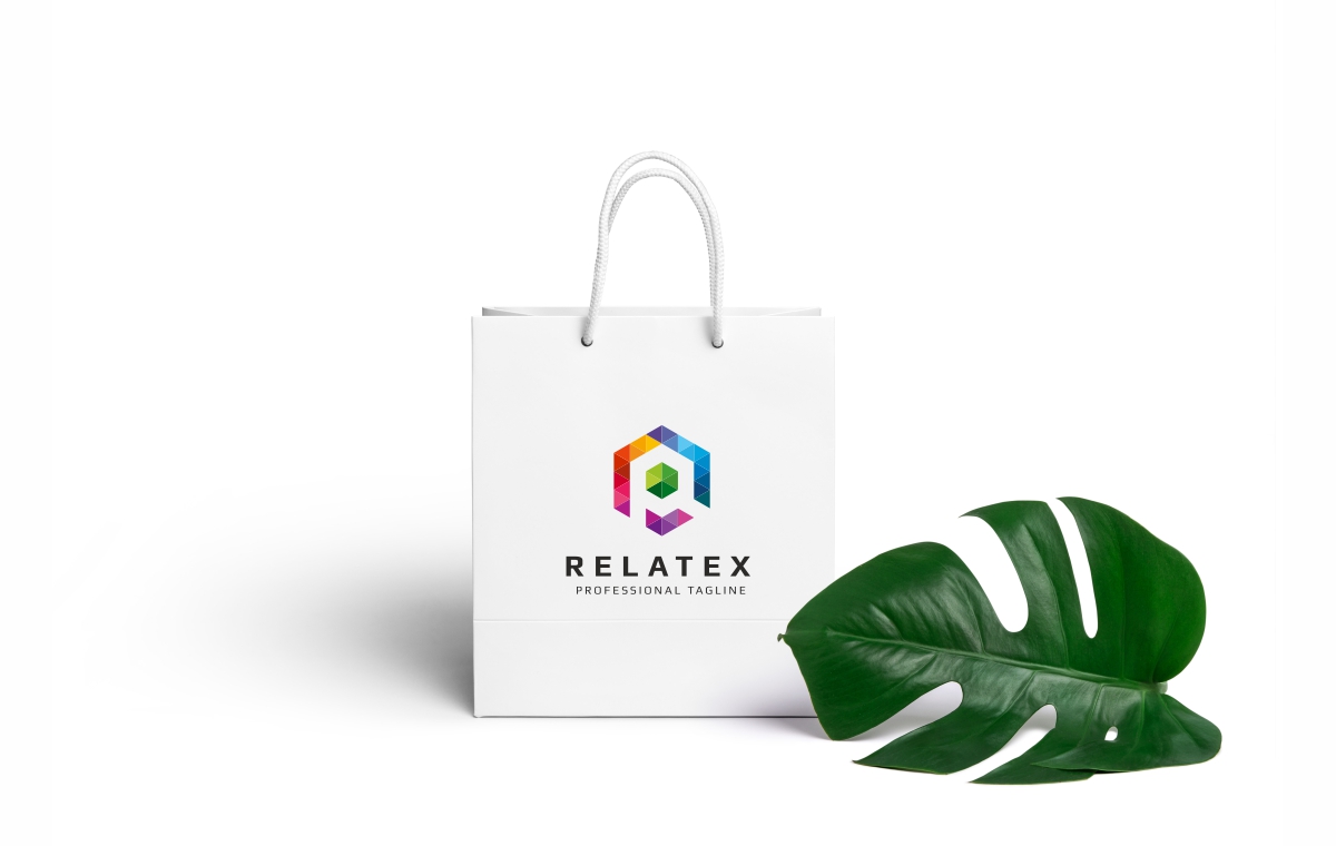 Download Шаблон логотипа "Relatex - R Letter Polygon Logo Template" / Relatex - R Letter Polygon Logo Template - Шаблон логотипа на тему графика 3d agency app bold business concept corporate creative depth detail glossy gradient industry marketing media modern multimedia professional r letter