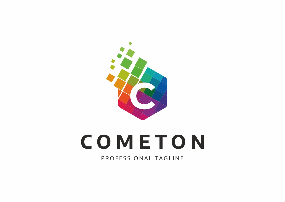 Download Шаблон логотипа "Cometon C Letter Logo Template" / Cometon C Letter Logo Template - Шаблон логотипа на тему графика agency app box brand branding c letter cube cubic design designer group hosting internet logo managament marketing media red service