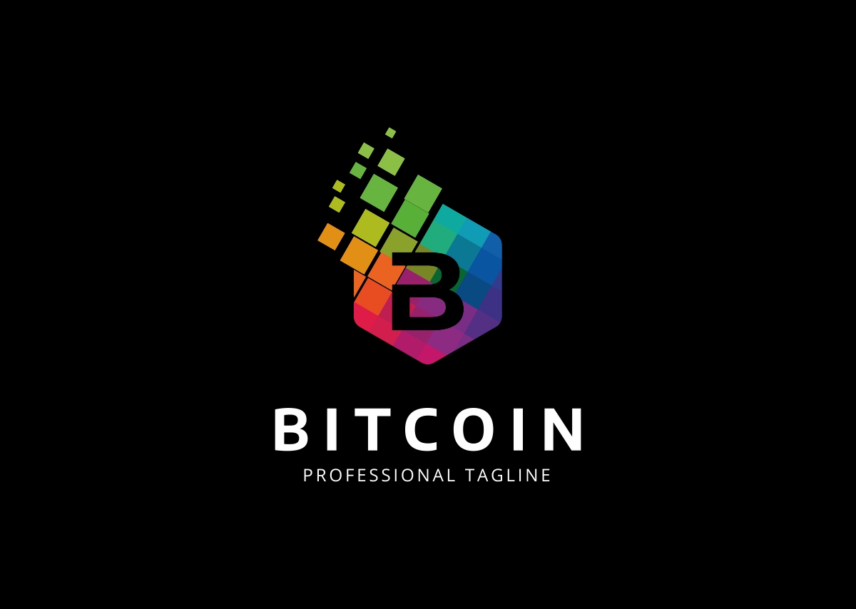 Download Шаблон логотипа "Bitcoin B Letter Logo Template" / Bitcoin B Letter Logo Template - Шаблон логотипа на тему графика b letter logo box brainstorm brand branding business consultant consulting corporate cube cubic cubical designer development entertainment expert gaming hexagon