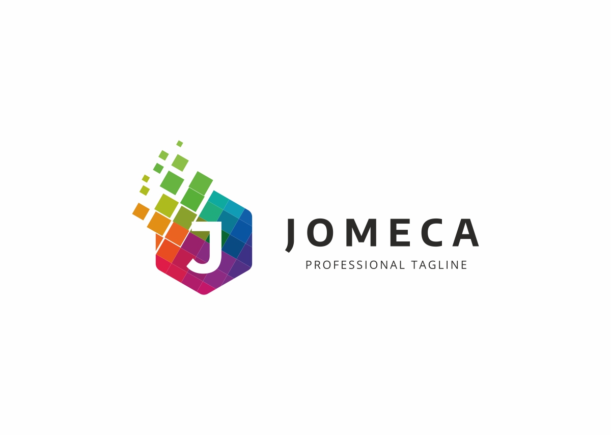 Download Шаблон логотипа "Jomeca J Letter Logo Template" / Jomeca J Letter Logo Template - Шаблон логотипа на тему графика brand branding business corporate identity industry j letter jam jet jumbo print ready vector visual web