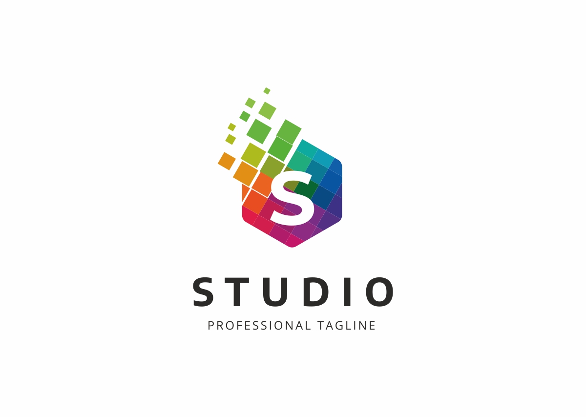 Download Шаблон логотипа "Studio S Letter Logo Template" / Studio S Letter Logo Template - Шаблон логотипа на тему графика app bank brand branding consulting creative estate fold insurance law office lawyer letter logo modern money ocean ofiice paper s