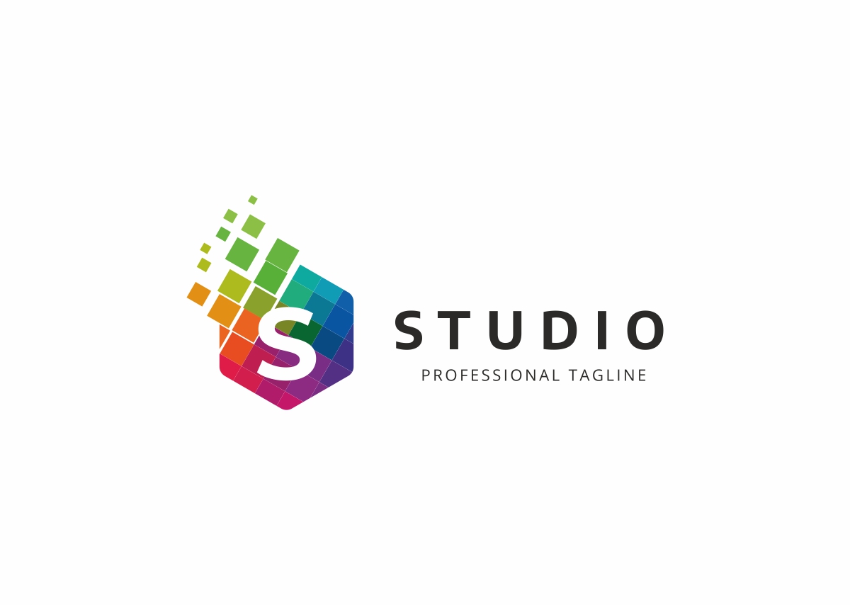 Download Шаблон логотипа "Studio S Letter Logo Template" / Studio S Letter Logo Template - Шаблон логотипа на тему графика app bank brand branding consulting creative estate fold insurance law office lawyer letter logo modern money ocean ofiice paper s