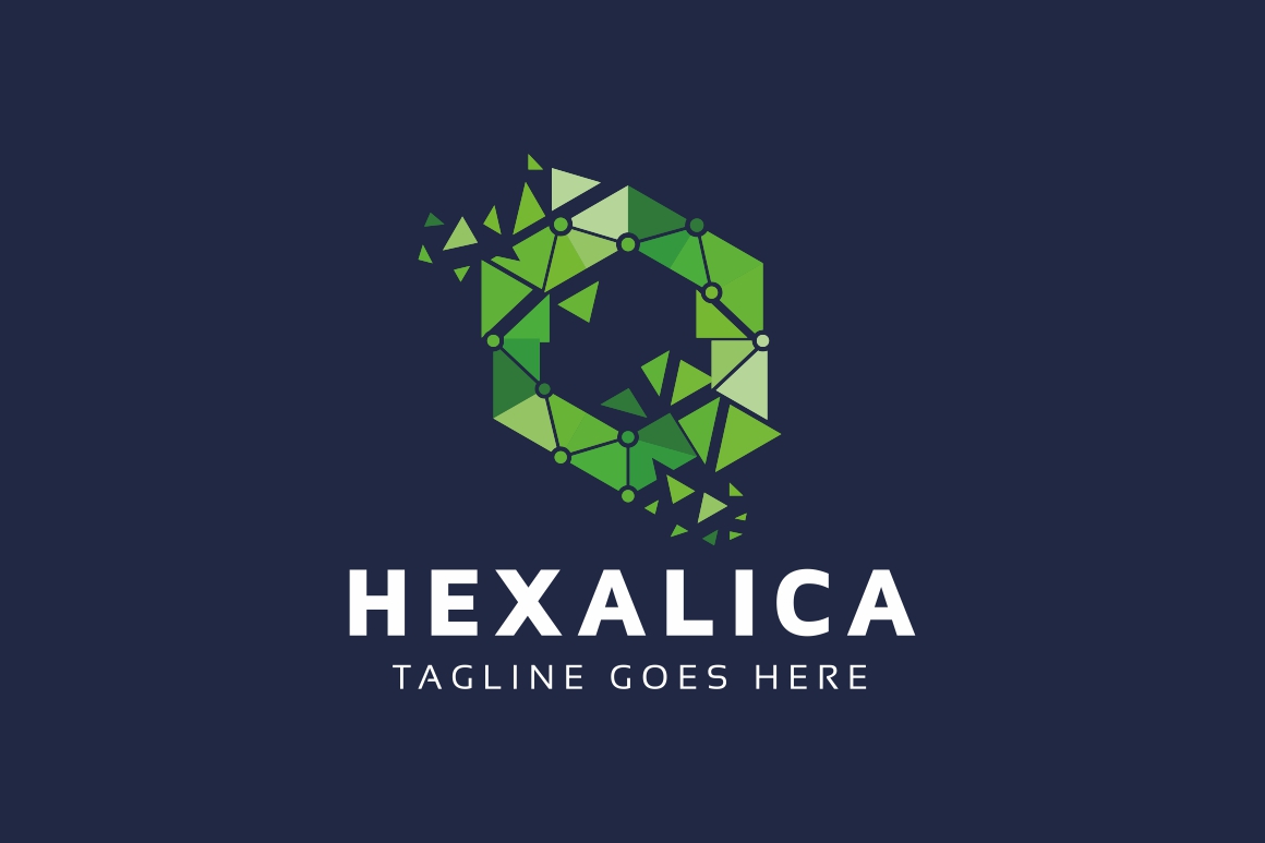 Download Шаблон логотипа "Hexalica Logo Logo Template" / Hexalica Logo Logo Template - Шаблон логотипа на тему графика abstract aplications app application architecture brand branding business construction corporate engineering factory green hardware hexagon identity industry logo logotype pixel