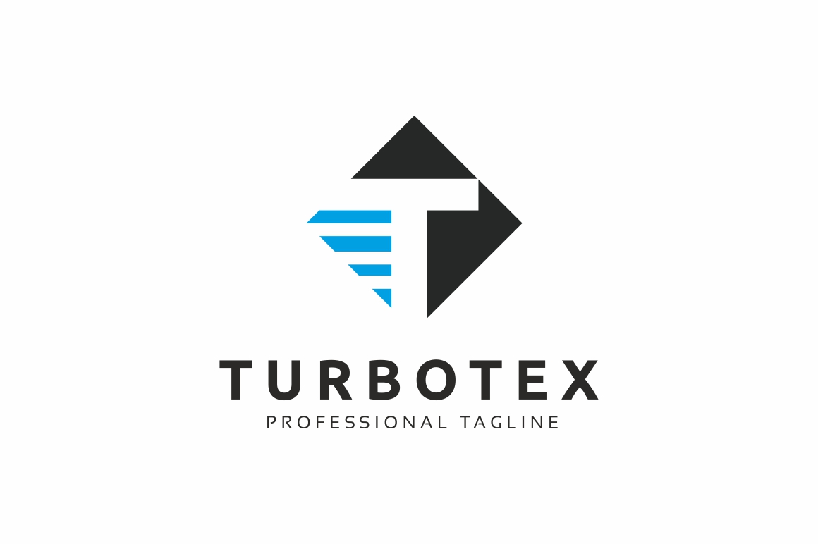 Download Шаблон логотипа "Turbotex Logo Template" / Turbotex Logo Template - Шаблон логотипа на тему графика t letter alphabet arrow auto automotive character characters circle colorful design designer in logo round simple straight symbol tech technology