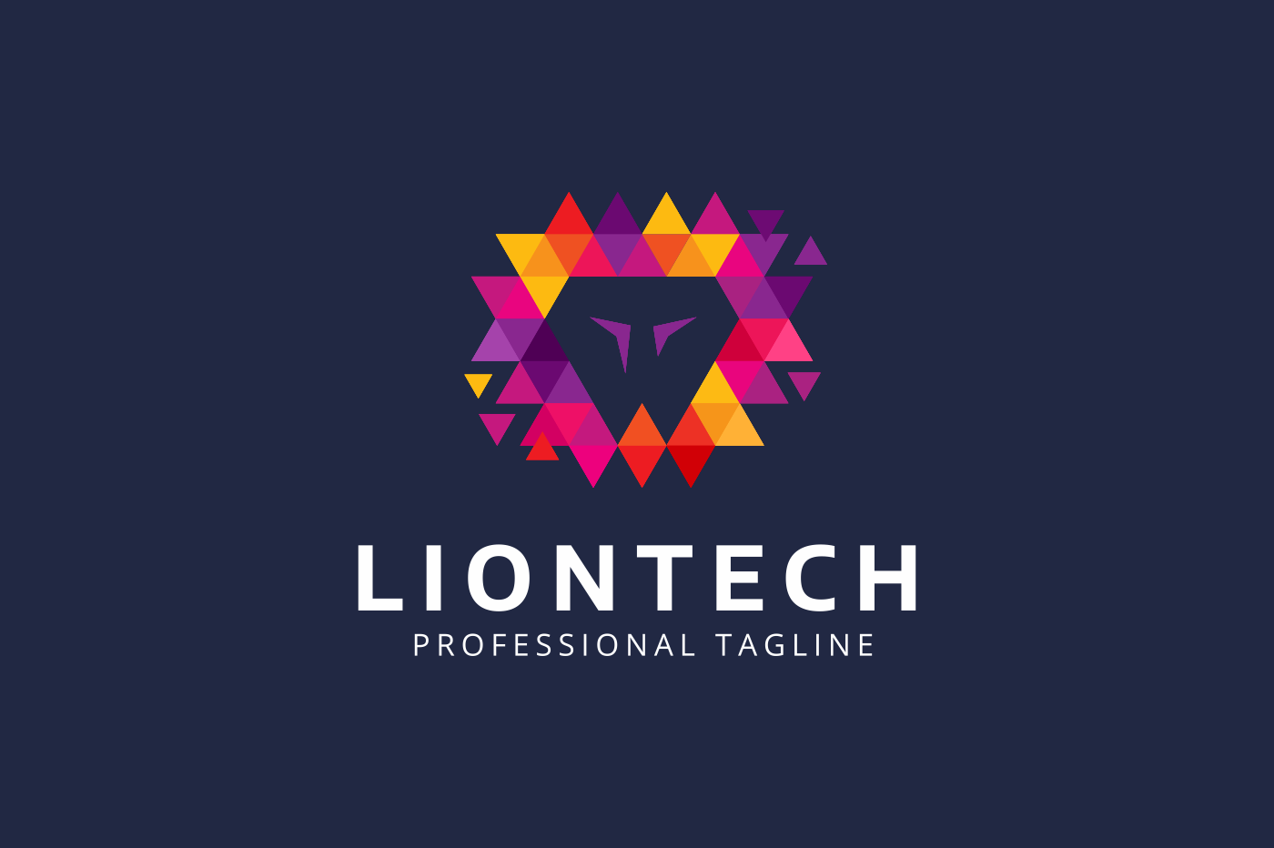 Download Шаблон логотипа "Lion Tech Logo Template" / Lion Tech Logo Template - Шаблон логотипа на тему графика animals application art artistic branding colorful creative design digital elegant entertainment game graphic head idea identity inspiration king lion multimedia