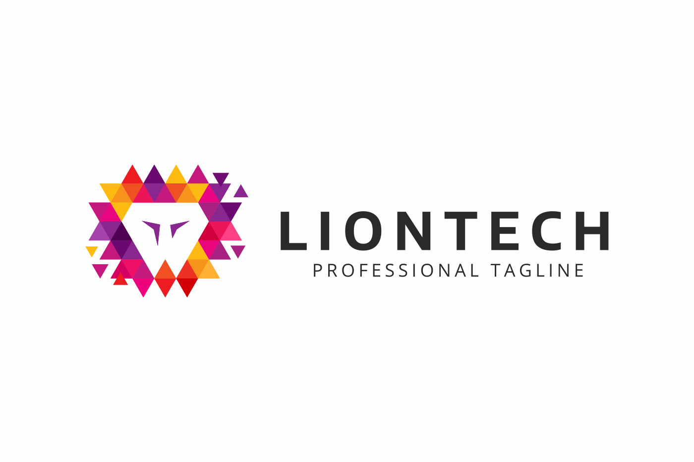 Download Шаблон логотипа "Lion Tech Logo Template" / Lion Tech Logo Template - Шаблон логотипа на тему графика animals application art artistic branding colorful creative design digital elegant entertainment game graphic head idea identity inspiration king lion multimedia