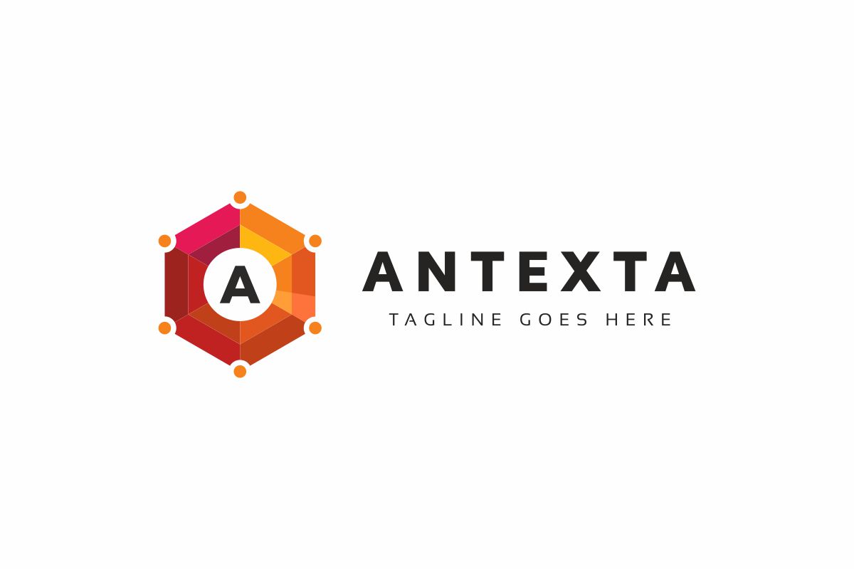 Download Шаблон логотипа "Antexta A Letter Logo Template" / Antexta A Letter Logo Template - Шаблон логотипа на тему графика 3d logo a letter a abstract initial advance application business colorful corporate template creative rainbow digital app financial investment game
