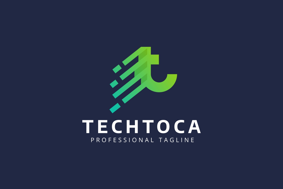 Download Шаблон логотипа "Techtoca T Letter Logo Template" / Techtoca T Letter Logo Template - Шаблон логотипа на тему графика 3d accounting agency app bold business circle colorful concept consulting corporate creative financial global industry internet investment letter marketing media