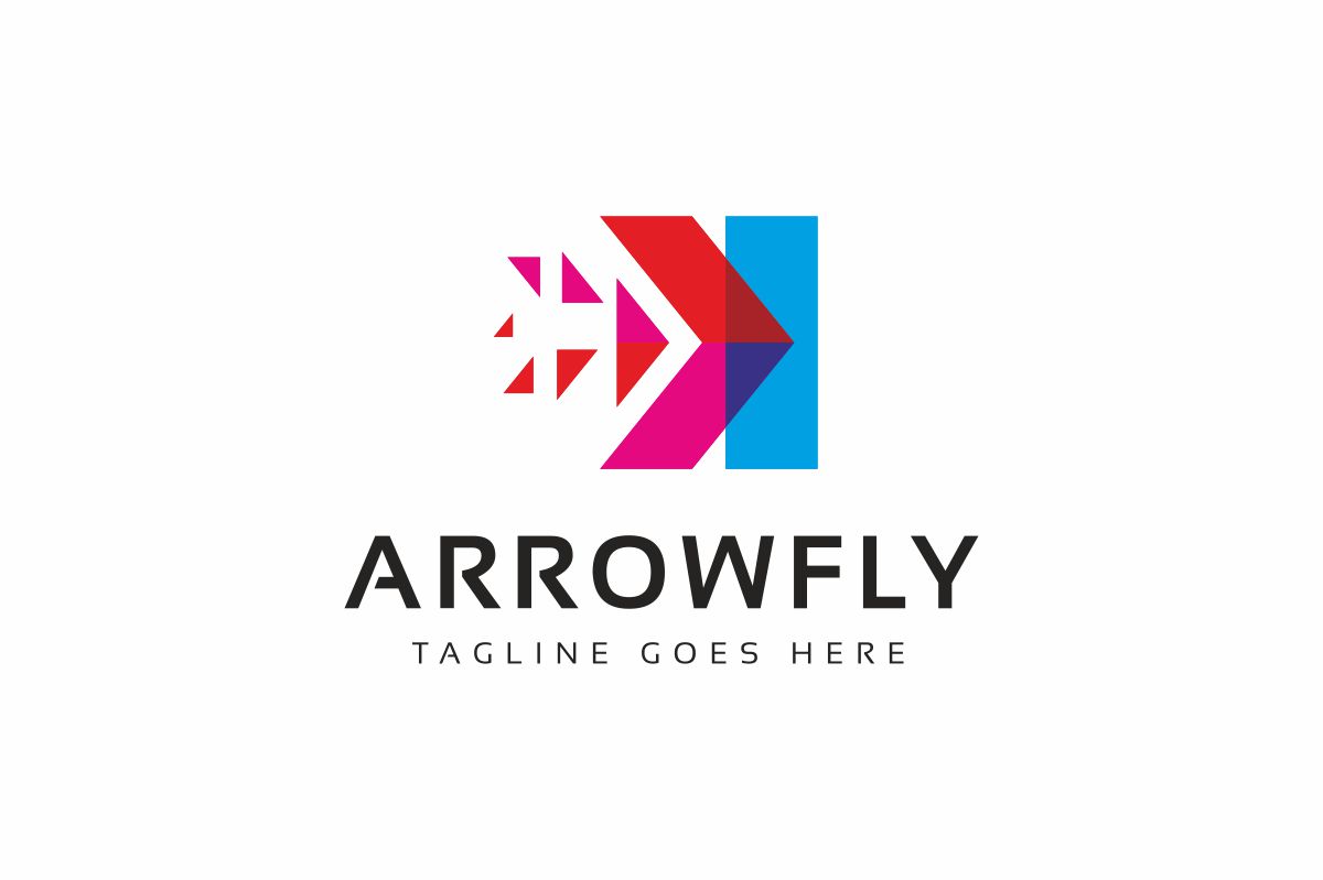 Download Шаблон логотипа "Arrow Fly Logo Template" / Arrow Fly Logo Template - Шаблон логотипа на тему графика advance agressive arrow bike car communication computer deliver dolphin double economy forward front future high leading modern music next racing