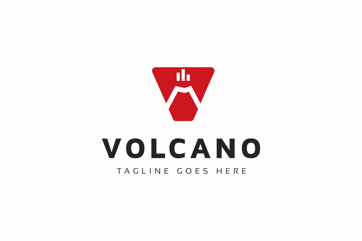 Download Шаблон логотипа "Volcano V Letter Logo Template" / Volcano V Letter Logo Template - Шаблон логотипа на тему графика abstract letter v ancient caveman children game design dinosaurs earth eco explosive fusion geology hot island islands lava logo elite