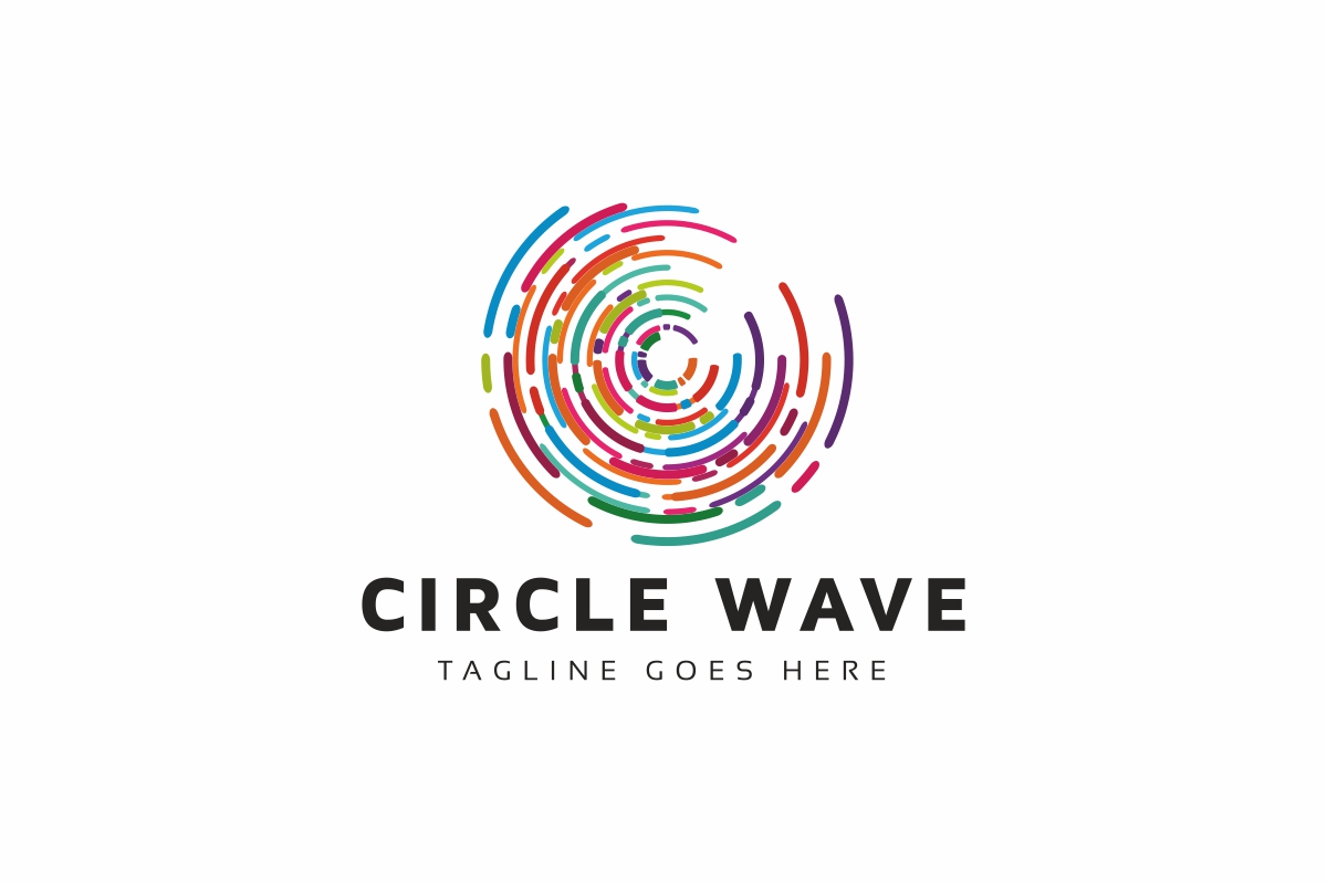 Download Шаблон логотипа "Media Wave Logo Template" / Media Wave Logo Template - Шаблон логотипа на тему графика abstract ad advertising brand branding bussiness circle clean color colorful consultant corporate creative design financial graphic logo media music natural