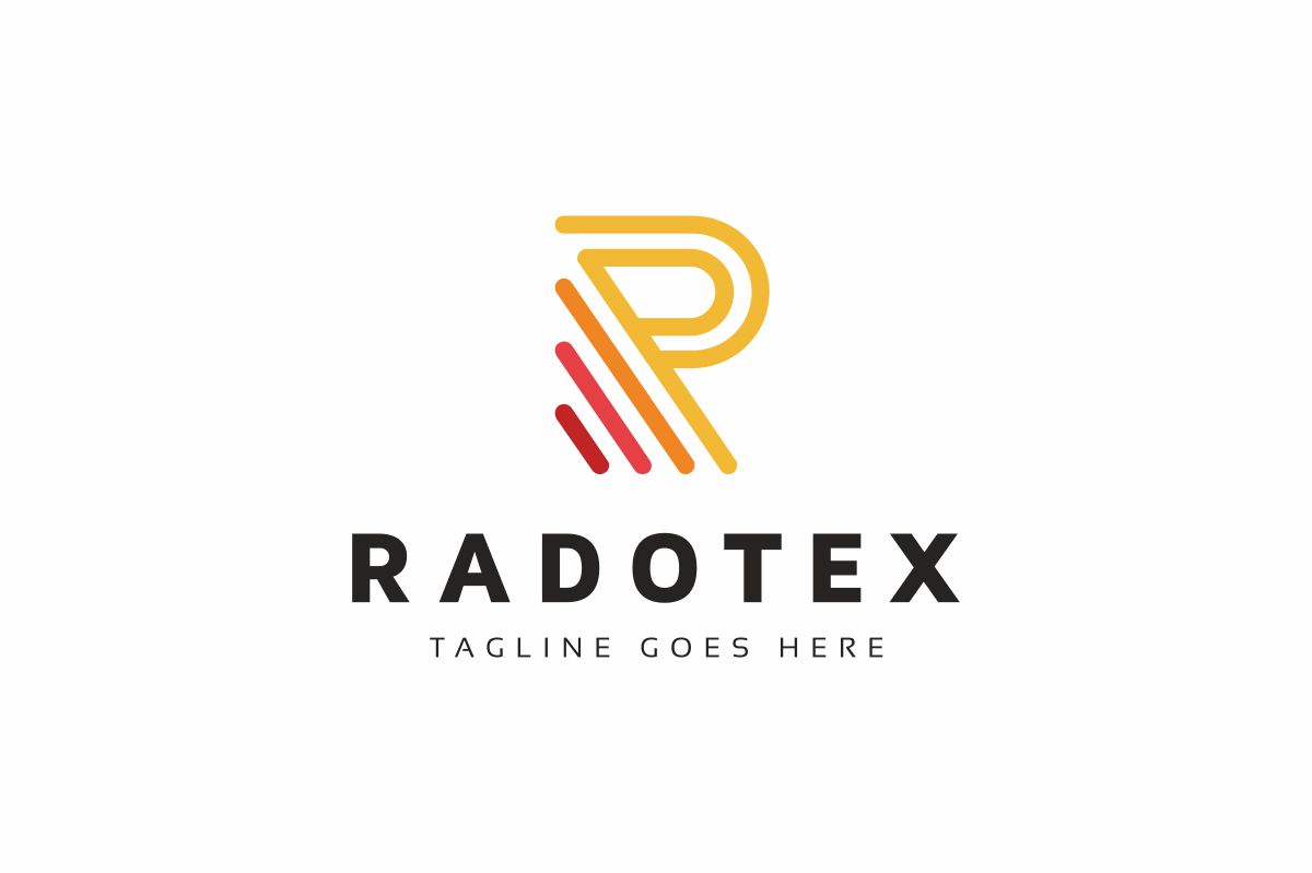 Download Шаблон логотипа "Radotex R Letter Logo Template" / Radotex R Letter Logo Template - Шаблон логотипа на тему графика arrow brand branding business development identity internet letter logo mark market marketing services marketplace mockup modern online professional promotion r