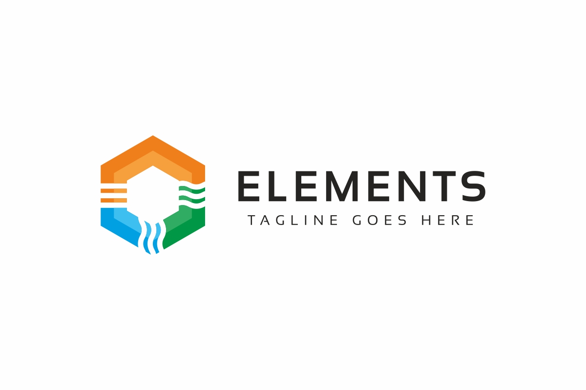 Download Шаблон логотипа "Elements Nature Logo Template" / Elements Nature Logo Template - Шаблон логотипа на тему графика biosphere camp camping eco friendly logo green design logos products eco-friendly ecologic ecological ecology ecosystem ecotourism element elements environment template