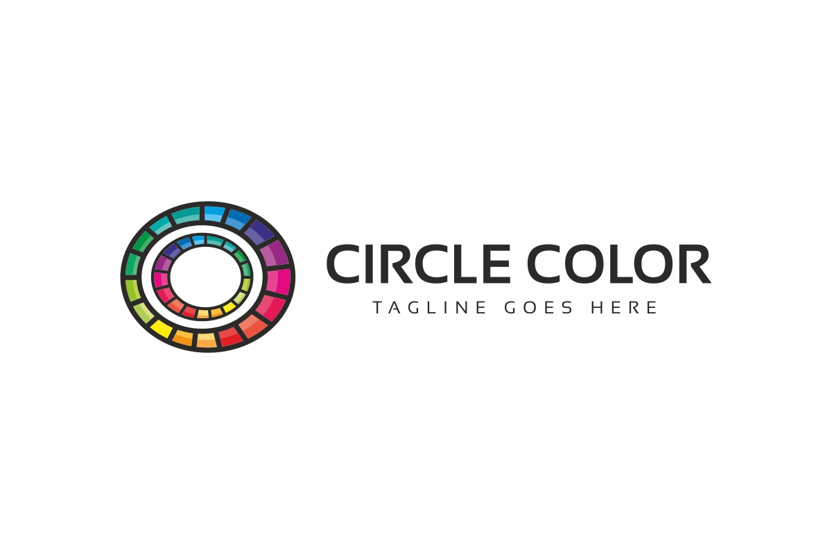 Download Шаблон логотипа "Circle Color Logo Template" / Circle Color Logo Template - Шаблон логотипа на тему графика abstract balanced business catchy circle clean color wheel colorful consulting creative design diamond elegant esphere eye candy geometric grayscale happy