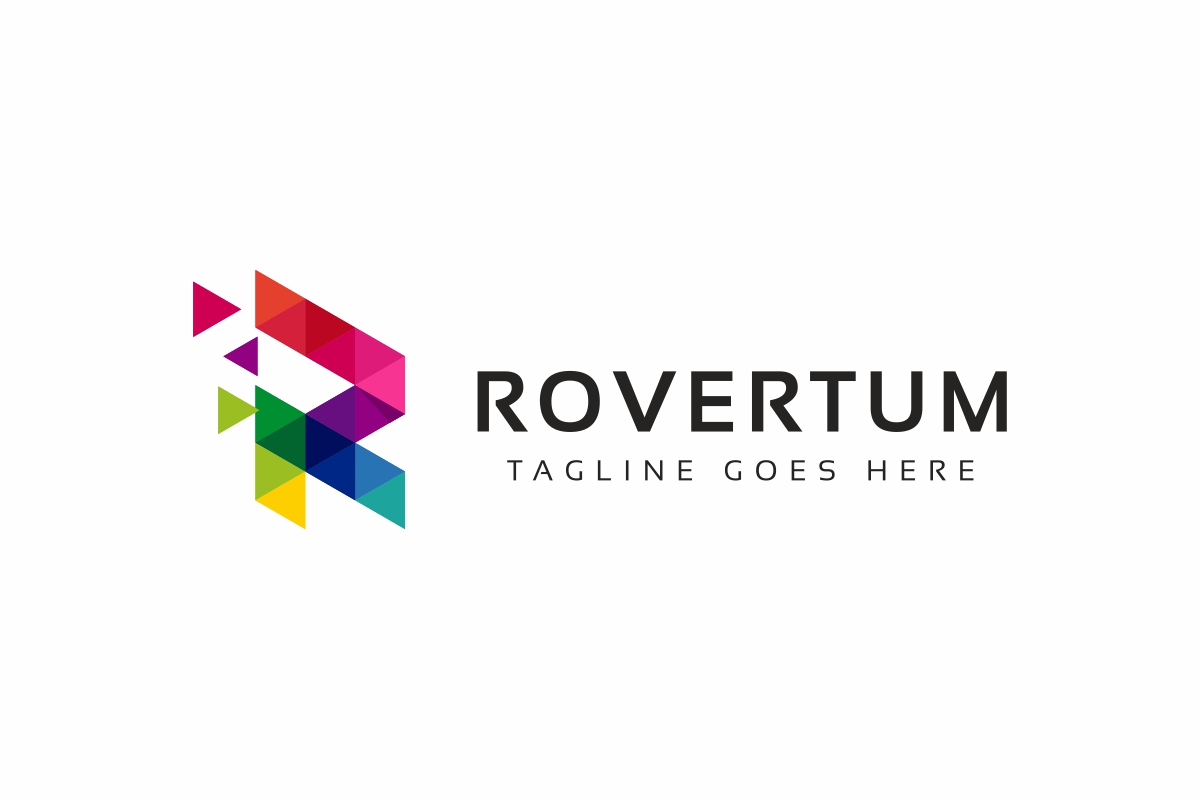 Download Шаблон логотипа "Rovertum R Letter Logo Template" / Rovertum R Letter Logo Template - Шаблон логотипа на тему графика agency art construction development group internet letter logistics marketing r logo reliable serious studio web