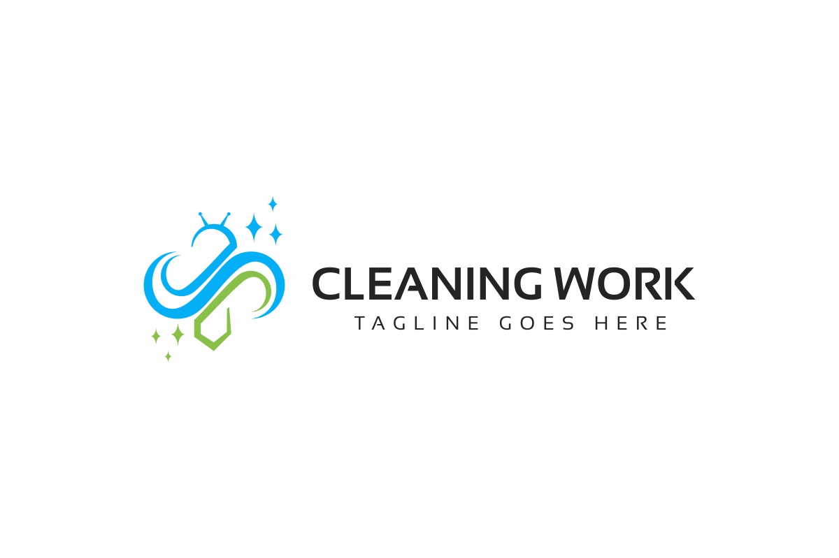 Download Шаблон логотипа "Cleaning Logo Template" / Cleaning Logo Template - Шаблон логотипа на тему графика app apps bee cell brand branding business clean collaboration communication corporate creative design energy group hexagonal honey identity intelligence logo