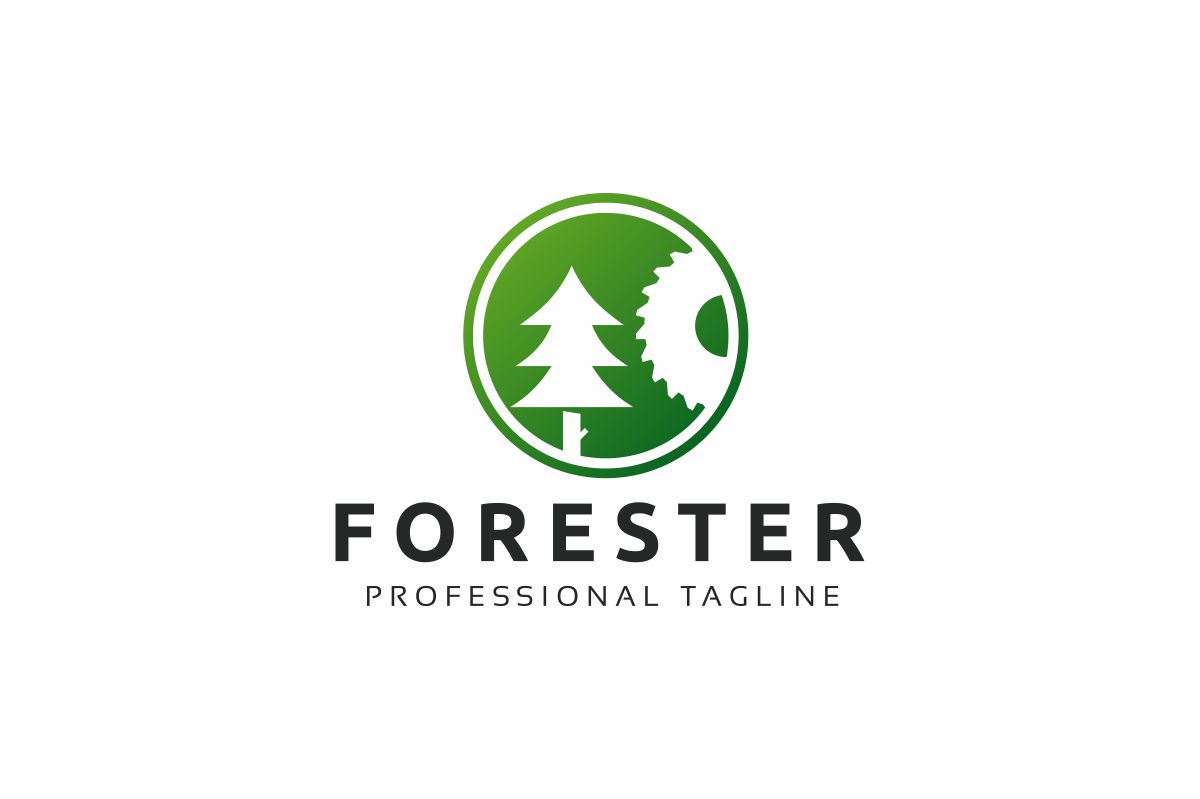 Download Шаблон логотипа "Forester Logo Template" / Forester Logo Template - Шаблон логотипа на тему графика adventures design horn logo mountain botany branch care casuarina creative eco ecology forest fresh fruit green grow growth insurance investment