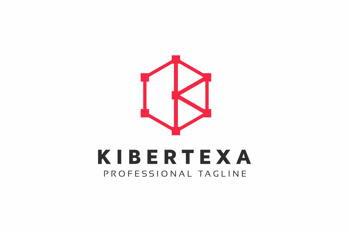 Download Шаблон логотипа "Kibertexa K Letter Logo Template" / Kibertexa K Letter Logo Template - Шаблон логотипа на тему графика circle letter k logo flat template simple architect branding consulting corporate customizable design studio finance identity insurance law lawyer media